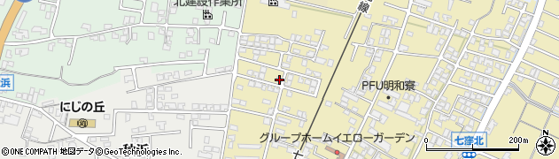 石川県かほく市七窪ヲ36周辺の地図