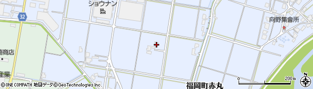 富山県高岡市福岡町赤丸827周辺の地図