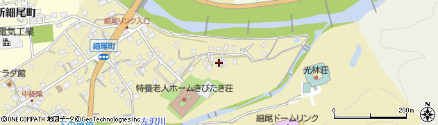 栃木県日光市細尾町43周辺の地図