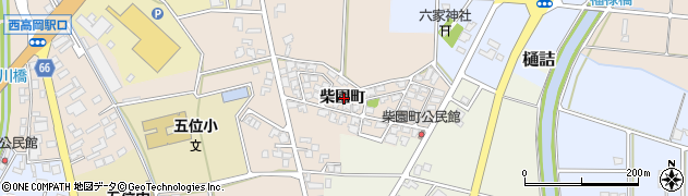 富山県高岡市柴野内島柴園町周辺の地図