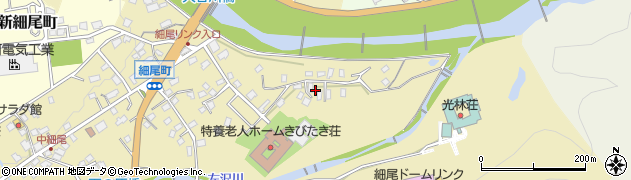栃木県日光市細尾町40周辺の地図