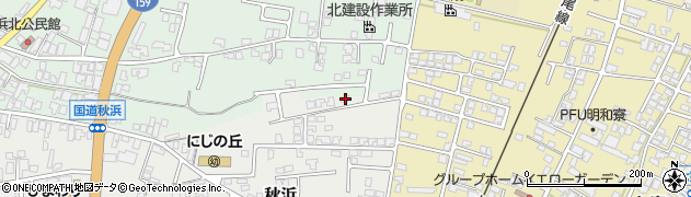 石川県かほく市秋浜ロ17周辺の地図