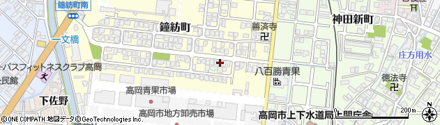 富山県高岡市鐘紡町7周辺の地図