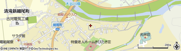 栃木県日光市細尾町63周辺の地図