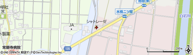シャトレーゼ　水橋店周辺の地図