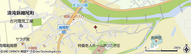 栃木県日光市細尾町64周辺の地図