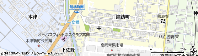 富山県高岡市鐘紡町9周辺の地図