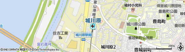 城川原駅周辺の地図