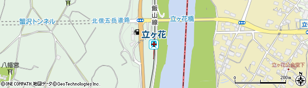 長野県長野市周辺の地図