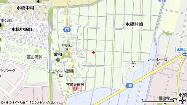 〒939-3552 富山県富山市水橋肘崎の地図