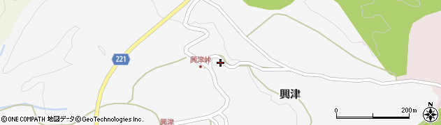 石川県津幡町（河北郡）興津（ム）周辺の地図