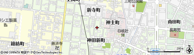 富山県高岡市神田新町周辺の地図