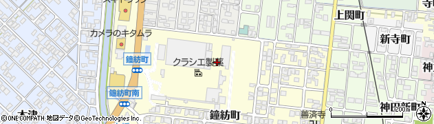 富山県高岡市鐘紡町周辺の地図