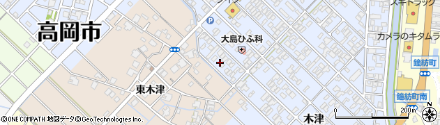 富山県高岡市木津1249周辺の地図