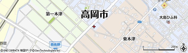 富山県高岡市木津2212周辺の地図
