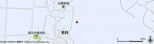 長野県中野市更科周辺の地図