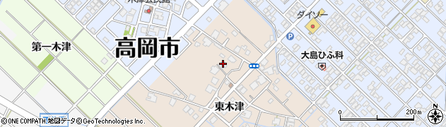 富山県高岡市木津889周辺の地図