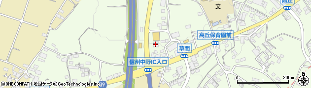 信州中野　観光センター周辺の地図