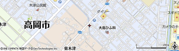 富山県高岡市木津1243周辺の地図