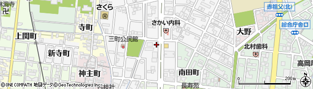 富山県高岡市東上関周辺の地図
