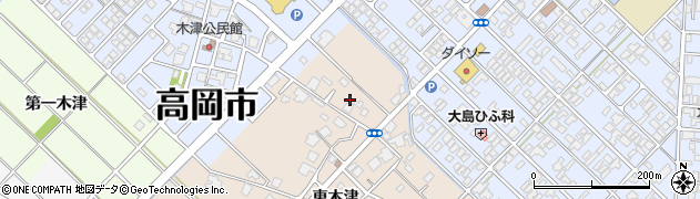 富山県高岡市木津876周辺の地図