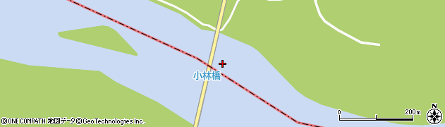 小林橋周辺の地図