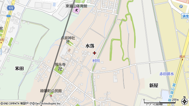 〒931-8301 富山県富山市水落の地図