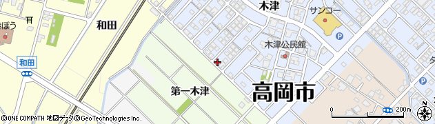 富山県高岡市木津2466周辺の地図