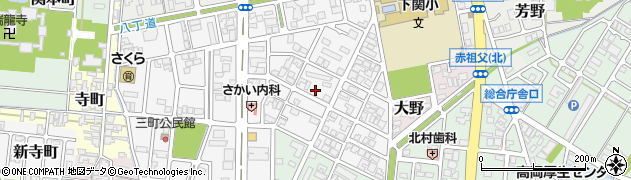 米原商事株式会社保険部高岡営業所周辺の地図