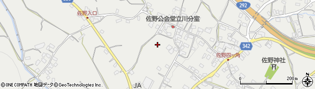 長野県山ノ内町（下高井郡）佐野周辺の地図