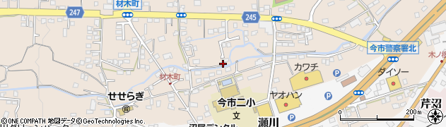 栃木県日光市瀬尾287周辺の地図