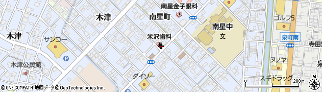 米沢歯科クリニック周辺の地図