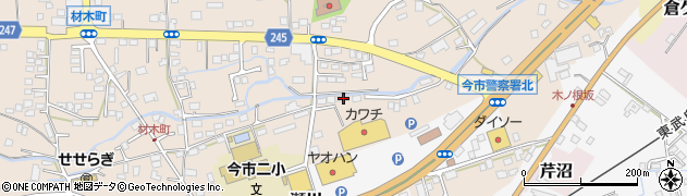 栃木県日光市瀬尾47周辺の地図