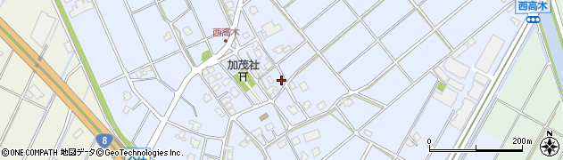 富山県射水市西高木573周辺の地図