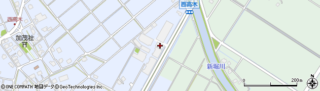 富山県射水市西高木223周辺の地図