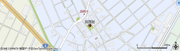 富山県射水市西高木598周辺の地図