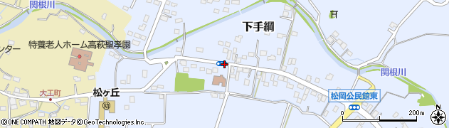 松岡公民館前周辺の地図