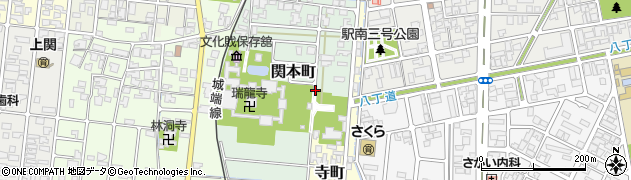 富山県高岡市関本町周辺の地図