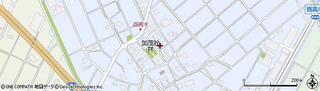 富山県射水市西高木569周辺の地図
