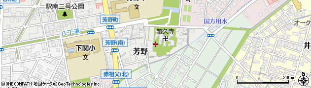 富山県高岡市芳野周辺の地図