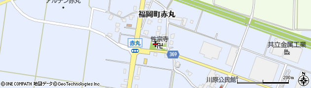 富山県高岡市福岡町赤丸501周辺の地図