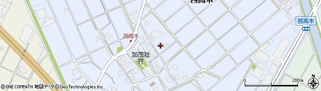 富山県射水市西高木545周辺の地図