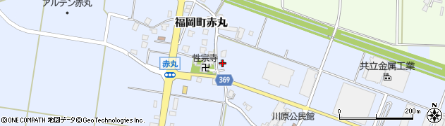 富山県高岡市福岡町赤丸415周辺の地図