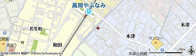 富山県高岡市木津2616周辺の地図