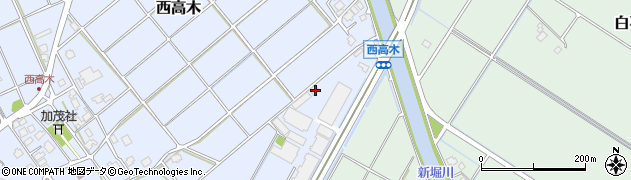 富山県射水市西高木230周辺の地図
