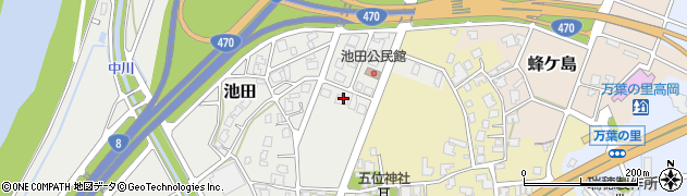 富山県高岡市池田112周辺の地図