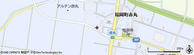 富山県高岡市福岡町赤丸1061周辺の地図
