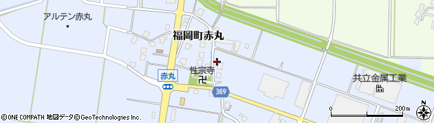 富山県高岡市福岡町赤丸413周辺の地図