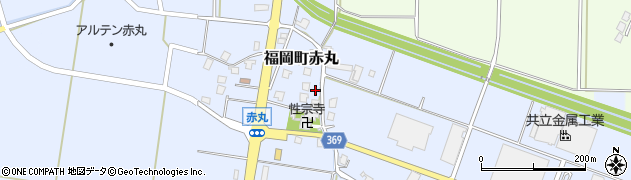 富山県高岡市福岡町赤丸398周辺の地図