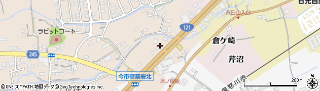 栃木県日光市瀬尾38周辺の地図
